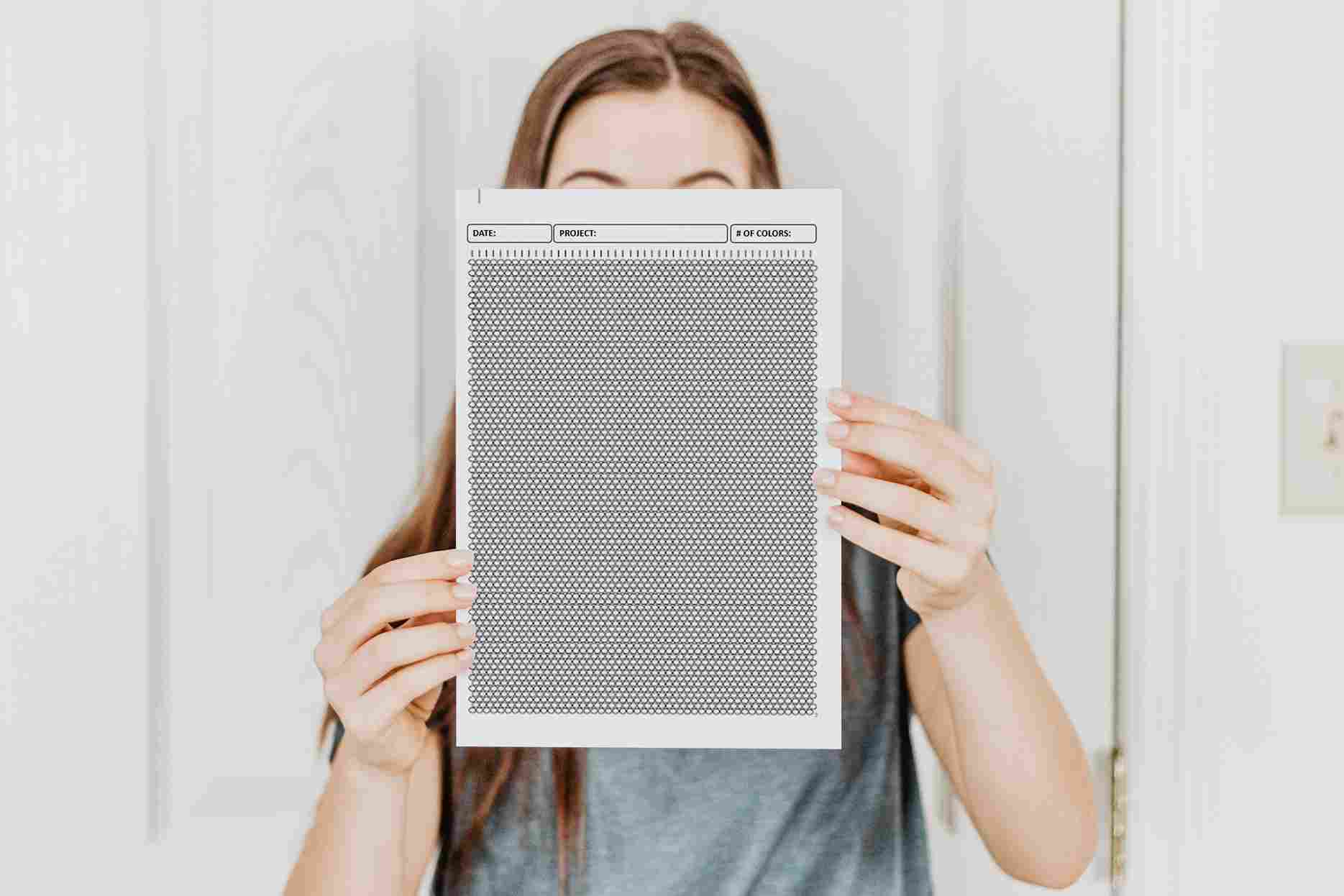 Printable Seed Bead Graph Paper
